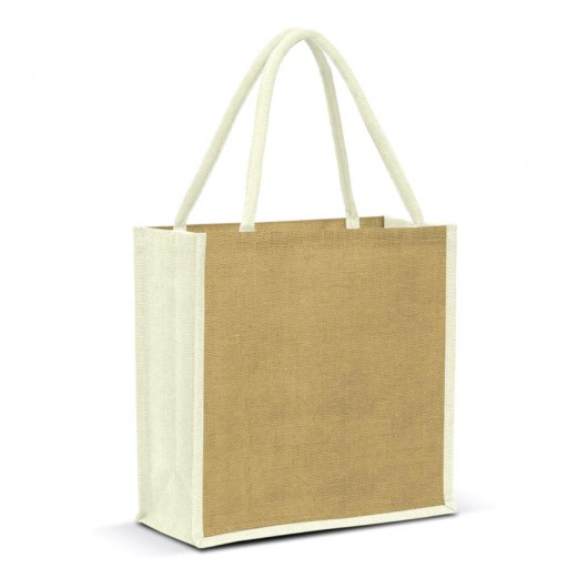 Forrest Jute Tote Bags white